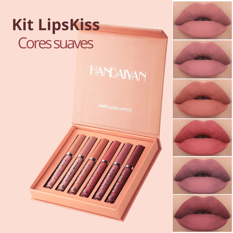 [PAGUE 3, LEVE 6] Kit Batom Lips KISS® - My Bellas